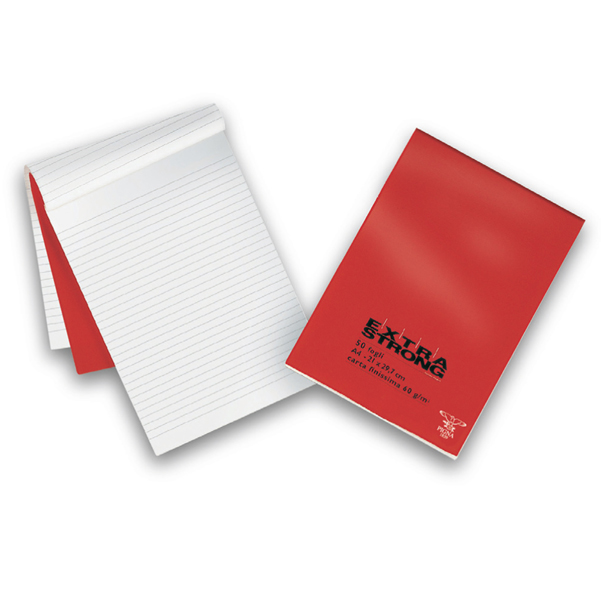  Blocco Extra Strong - 210 x 297 mm - 60 gr - 50 fogli - bianco - Pigna 