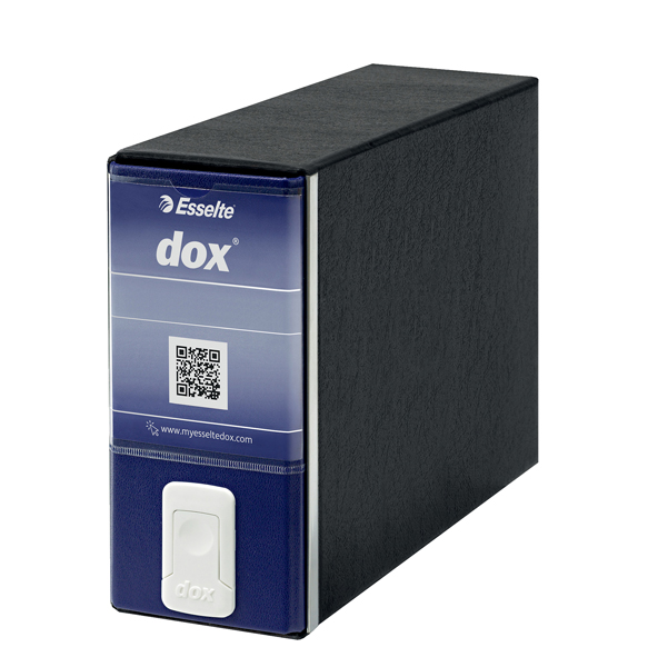  Registratore Dox 3 - dorso 8 cm - memorandum 23 x 18 cm - blu - Esselte Dox 