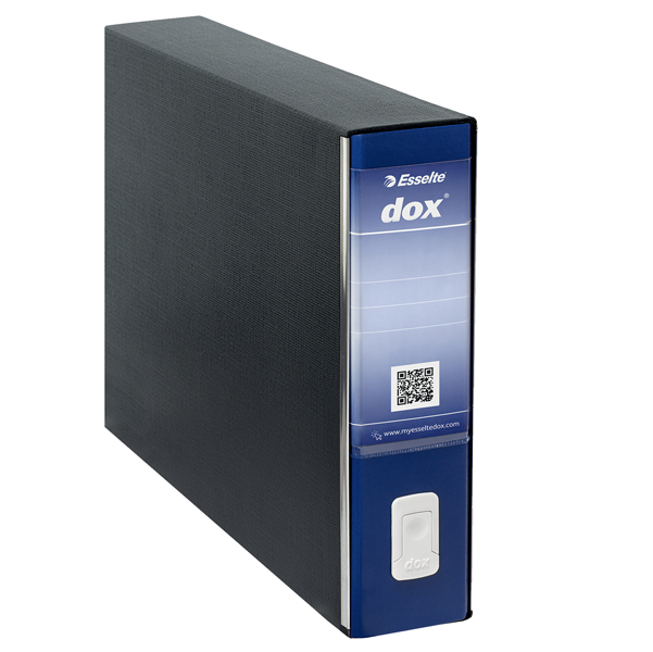 Registratore Dox 10 - dorso 8 cm - 46 x 31,5 cm - blu - Esselte Dox 