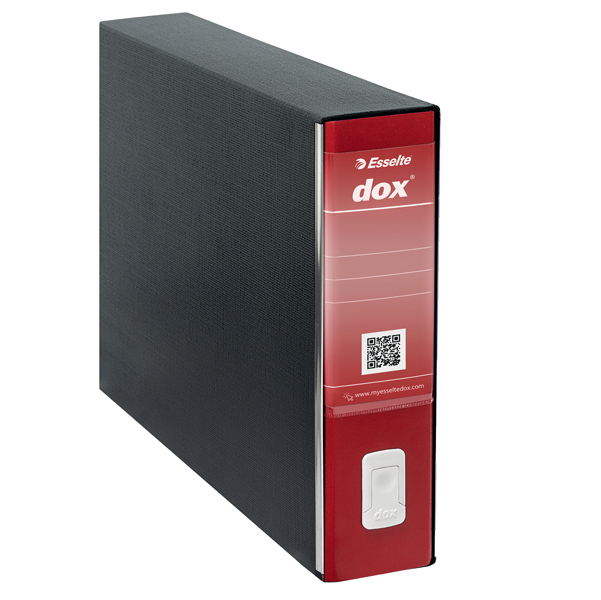  Registratore Dox 10 - dorso 8 cm - 46 x 31,5 cm - rosso - Esselte Dox 