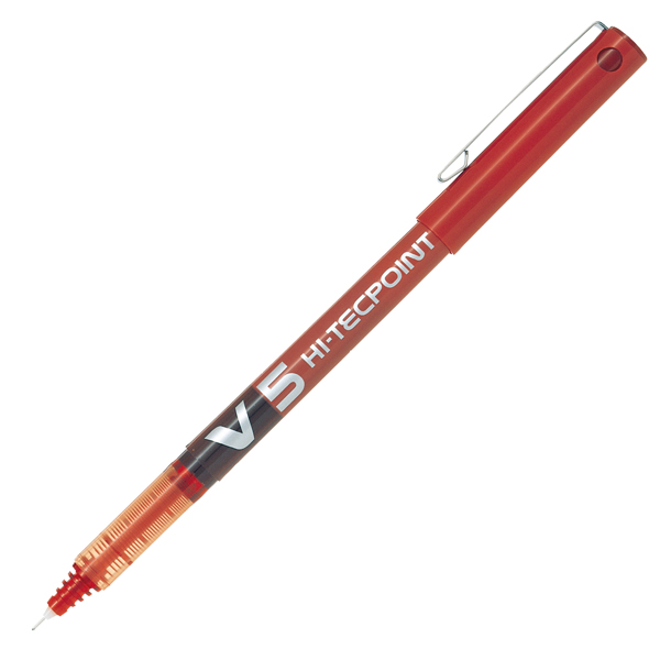  Roller Hi Tecpoint V5 - punta 0,5 mm - rosso - Pilot 