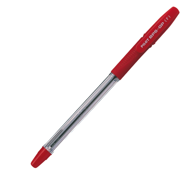  Penna a sfera BPS GP - punta fine 0,7 mm - rosso - Pilot 