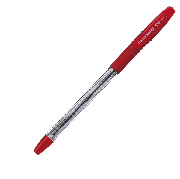  Penna a sfera BPS GP - punta extra 1,6 mm - rosso - Pilot 