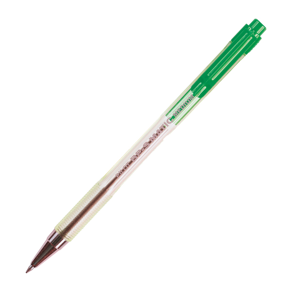  Penna a sfera a scatto BP S Matic - punta fine 0,7 mm - verde - Pilot 