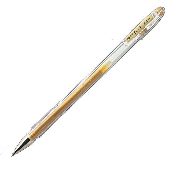  Penna a sfera gel G 1 - punta 0,7 mm - gold - Pilot 