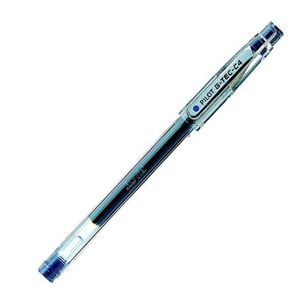  Penna a sfera Gel G Tec C4 - punta 0,4 mm - blu - Pilot 