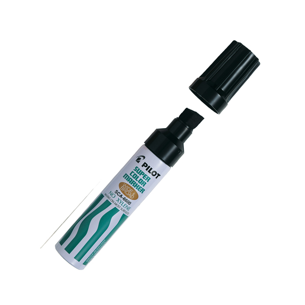  Marcatore Super Color - permanente - punta maxi da 12,5 mm - nero - Pilot 