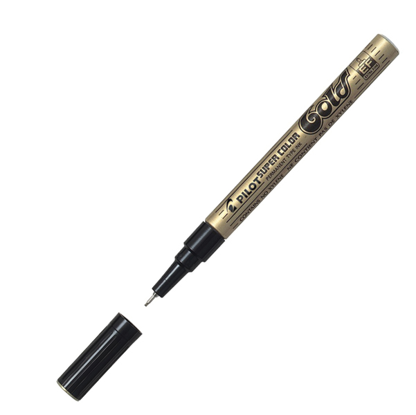  Marcatore a vernice Super Color - punta extra fine 1 mm - gold - Pilot 