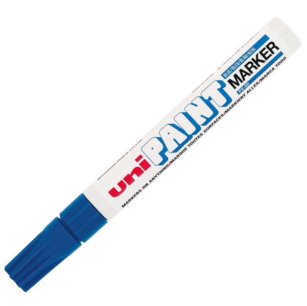  Marcatore Uni Paint PX20 - punta 2,8mm - blu - Uni Mitsubishi 