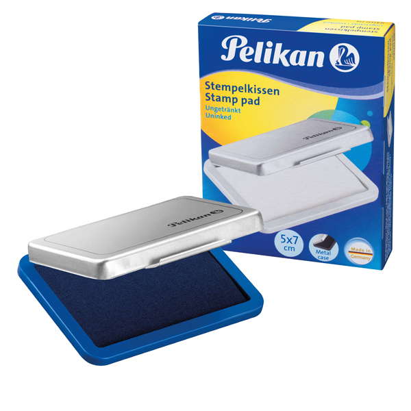  Cuscinetto per timbri - 5 x 7 cm - blu - Pelikan 