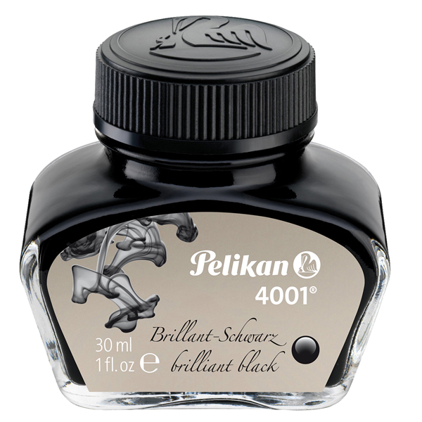  Inchiostro stilografico 4001 - 30 ml - nero - Pelikan 