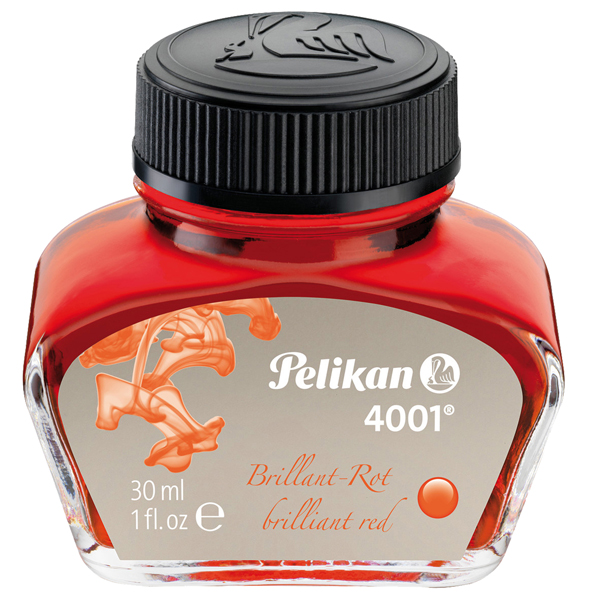  Inchiostro stilografico 4001 - 30 ml - rosso - Pelikan 