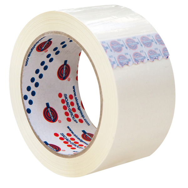  Nastro adesivo 330 - 5 cm x 66 m - PVC - bianco - Eurocel 