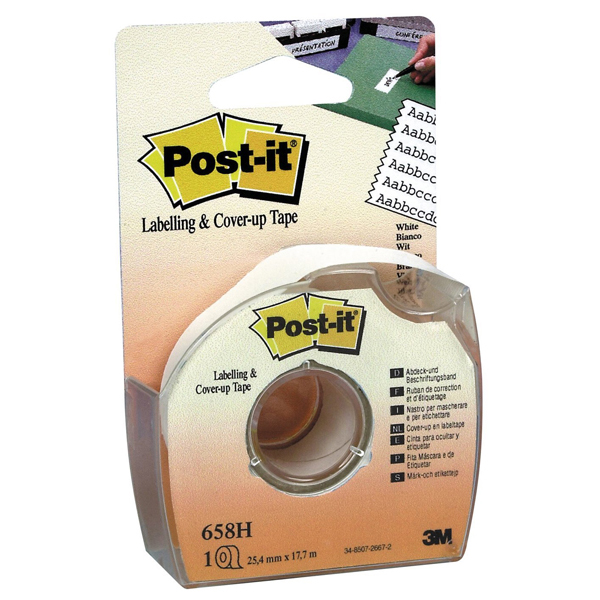  Correttore a nastro Post-it Cover Up - 658H - 25 mm x 17,7 mt - Post-it 