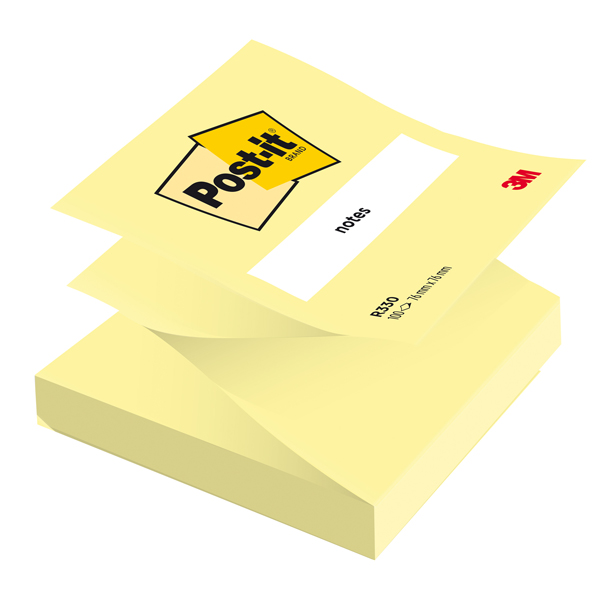  Blocco Post-it Z Notes - R330 - 76 x 76 mm - giallo Canary - 100 fogli - Post-it 