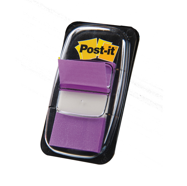  Segnapagina Post-it Index Medium - 680-8 - 25,4 x 43,2 mm - porpora - Post-it - conf. 50 pezzi 