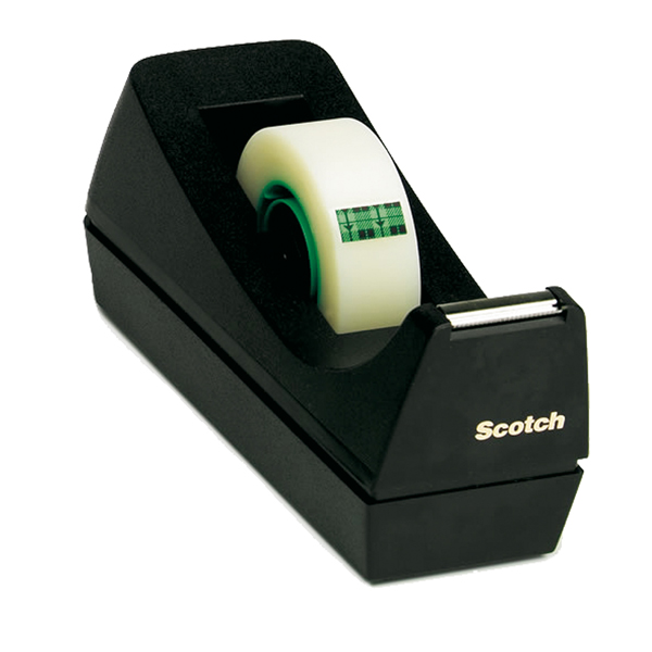  Dispenser da tavolo C38 - per nastri 33 m - nero - Scotch 