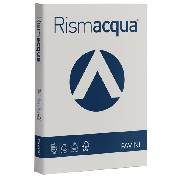  Carta Rismacqua - A4 - 140 gr - ghiaccio 12 - Favini - conf. 200 fogli 