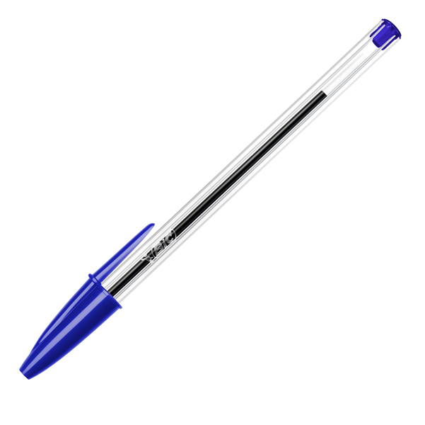  Penna a sfera Cristal - punta media 1,0mm - blu - Bic - conf. 50 pezzi 