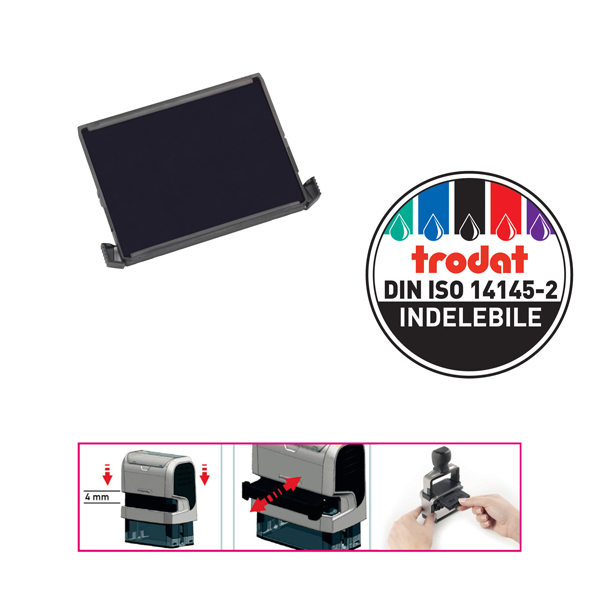  Tampone di ricambio Trodat Printy 6/4927 - nero - Trodat 