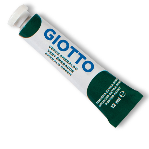  Tempera Tubo 4 - 12ml - verde smeraldo - Giotto 
