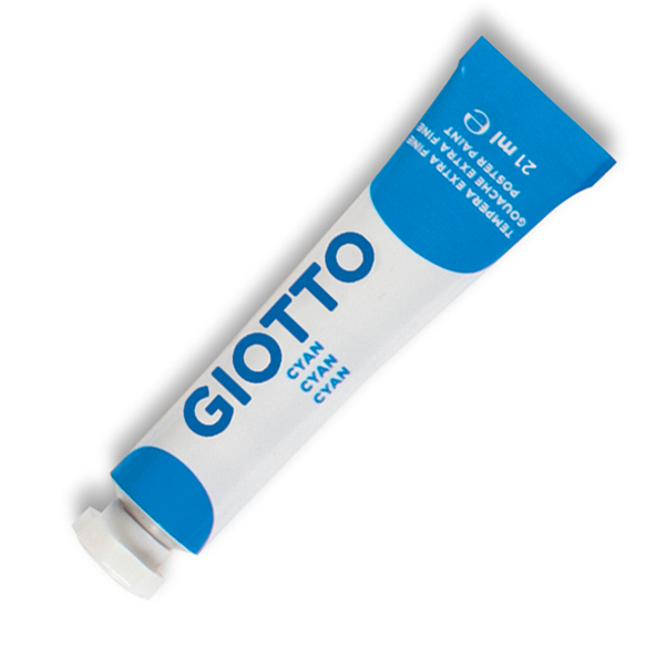  Tempera Tubo 7 - 21ml - cyano - Giotto 