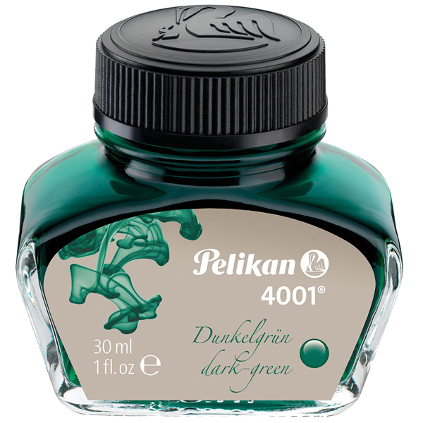  Inchiostro stilografico 4001 - 30 ml - verde scuro - Pelikan 