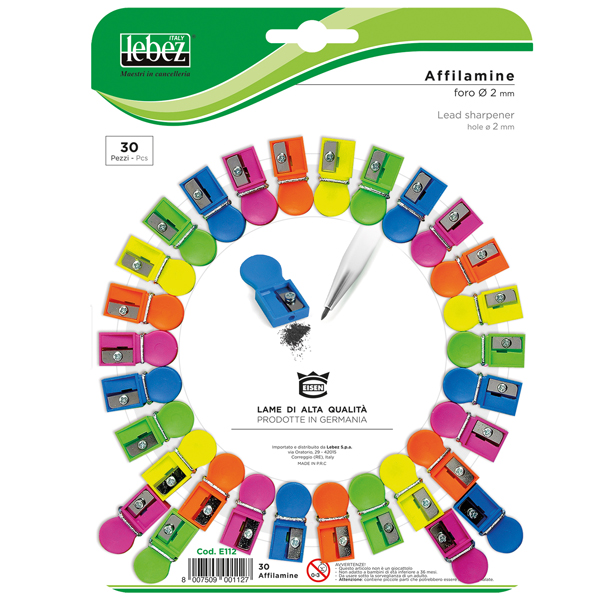  Temperamine E112 senza contenitore - colori assortiti - Lebez - conf. 30 pezzi 