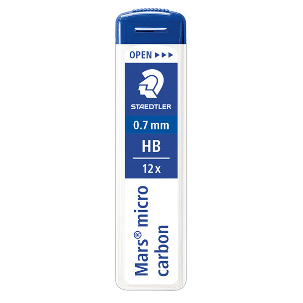  Astuccio 12 Mine Mars Micro - mina 0,7mm - gradazione HB - Staedtler - conf. 12 astucci 