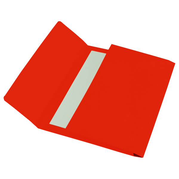  Cartelline a busta - 200 gr - 26 x 34 cm - cartoncino bristol - rosso - Cartotecnica del Garda - conf. 25 pezzi 