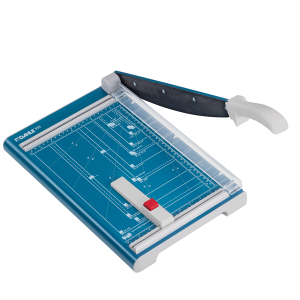 Taglierina a leva 533 - 45 x 28,5 cm - 340 mm (A4) - 15 fogli - blu - Dahle 