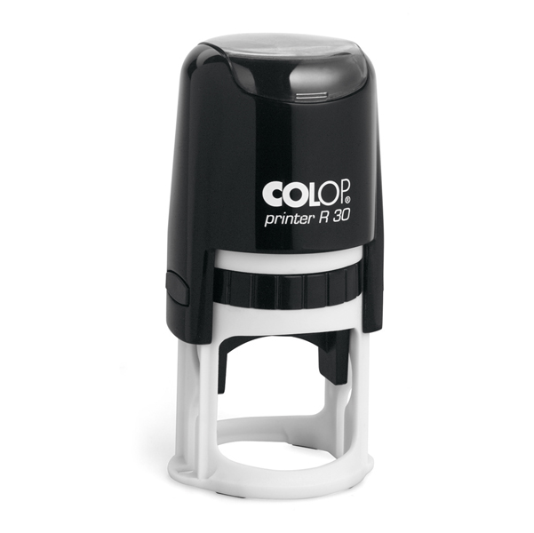  Timbro Printer R30 - diametro 30 mm - personalizzabile - 5 righe - autoinchiostrante - Colop 