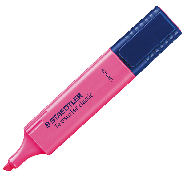  Evidenziatore Textsurfer Classic - punta a scalpello - tratto da 1,0-5,0mm - fucsia - Staedtler 