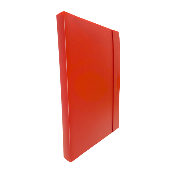  Cartella progetto con elastico - 24 x 35 cm - dorso 3 cm - rosso - Fellowes 