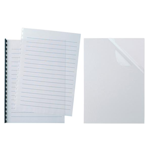  Copertine Video A4 R30 - PVC - 280 micron - neutro trasparente - Sei Rota - scatola 100 pezzi 