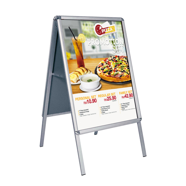  Cavalletto bifacciale - cornici a scatto - 70 x 100 cm - Studio T 