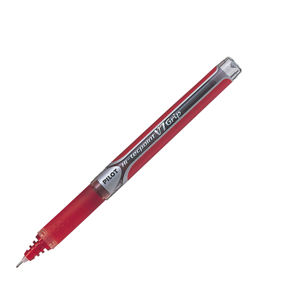  Roller Hi Tecpoint V7 Grip - punta 0,7mm - rosso - Pilot 