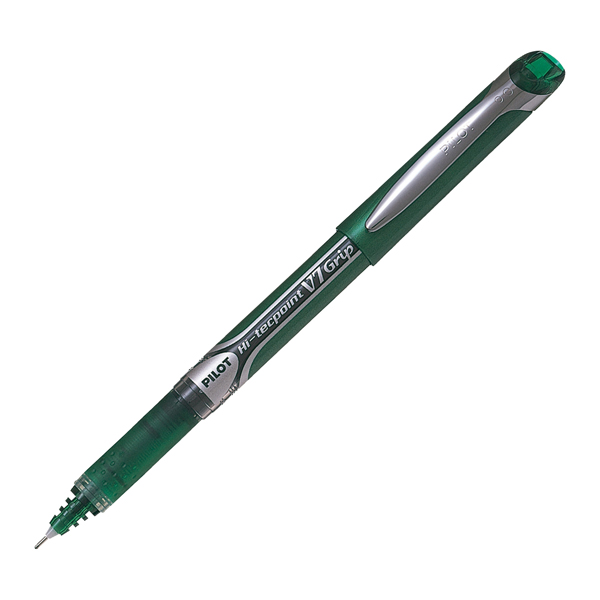  Roller Hi Tecpoint V7 Grip - punta 0,7mm - verde - Pilot 