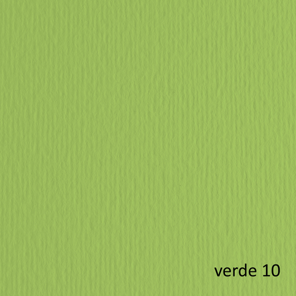  Cartoncino Elle Erre - 50 x 70 cm - 220 gr - verde pisello 110 - Fabriano - blister 20 fogli 