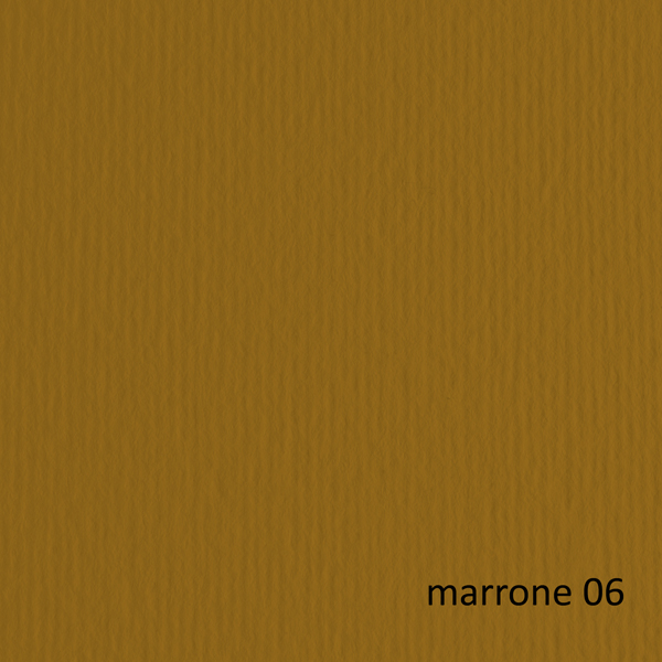  Cartoncino Elle Erre - 50 x 70 cm - 220 gr - marrone 106 - Fabriano - blister 20 fogli 