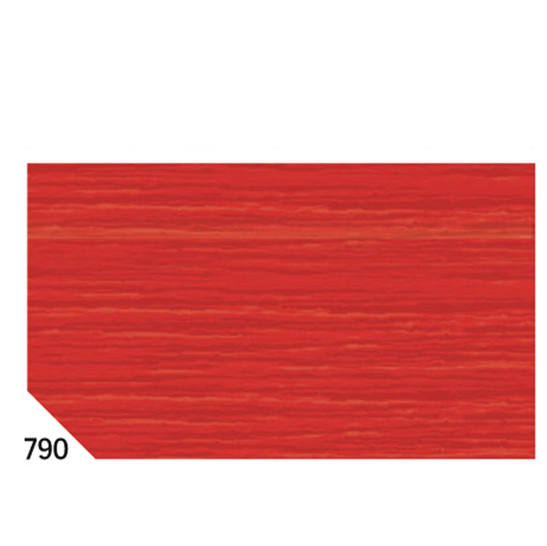  Carta crespa - 50 x 250 cm - 48 gr - rosso ciliegia 790 - Rex Sadoch - conf.10 rotoli 