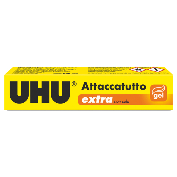  Colla attaccatutto Extra - 31 ml - trasparente - UHU 