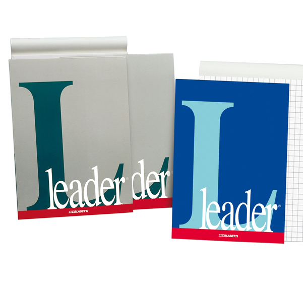  Blocco note Leader - bianco - 21 x 297mm - 80gr - 90 fogli - Blasetti 