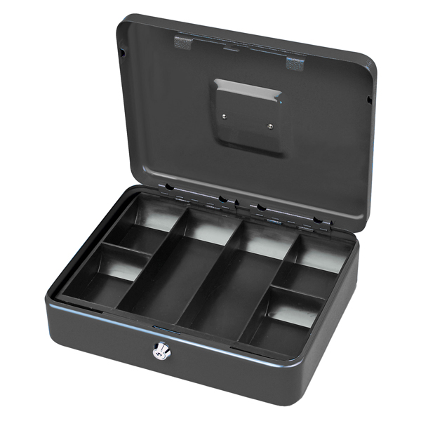  Cassetta portavalori Secur - 15 x 11 x 7 cm - grigio - Metalplus 