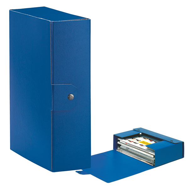  Scatola progetto Eurobox - dorso 10 cm - 25 x 35 cm - blu - Esselte 