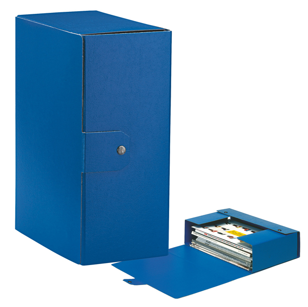  Scatola progetto Eurobox - dorso 15 cm - 25 x 35 cm - blu - Esselte 
