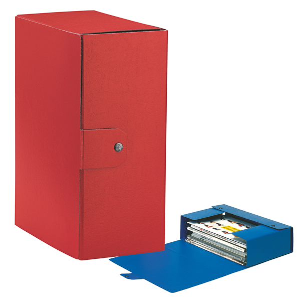  Scatola progetto Eurobox - dorso 15 cm - 25 x 35 cm - rosso - Esselte 