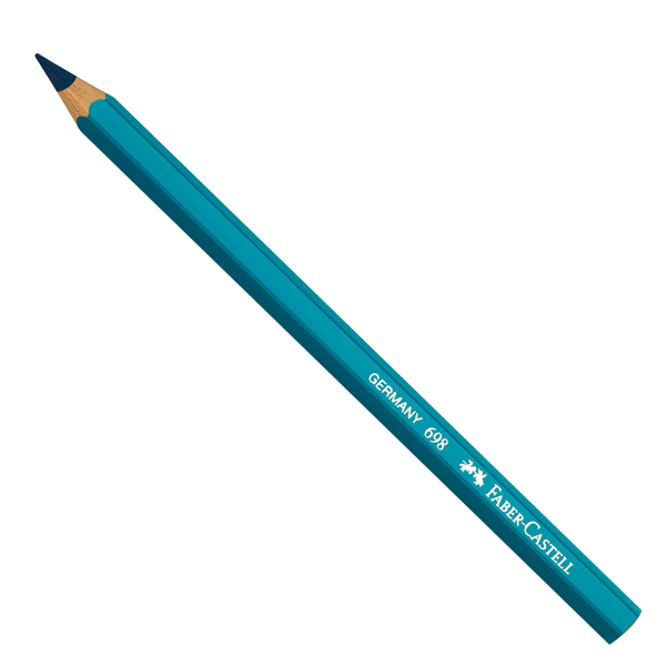  Matita 698 Jumbo per alimenti - esagonale - mina blu - Faber-Castell 