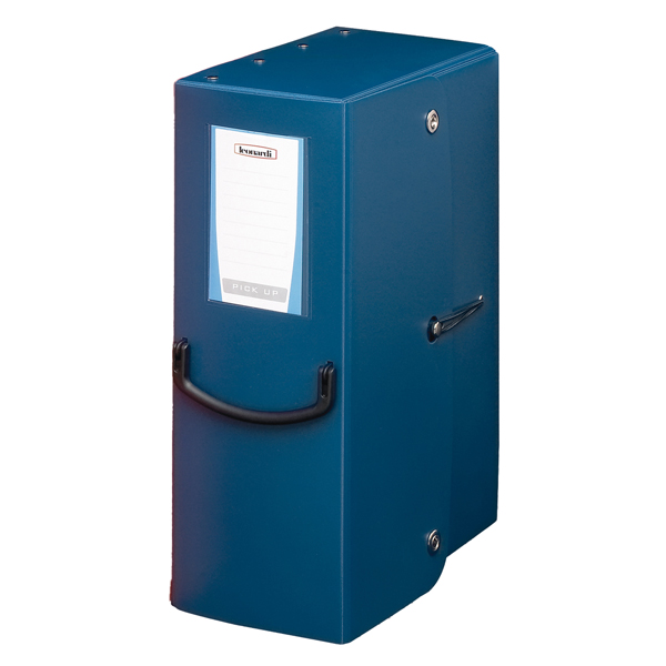  Scatola archivio Pick Up - dorso 12 cm - 35 x 25 cm - blu - Fellowes 