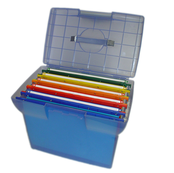  VALIGETTA ARIANNA BLU TRASLUCIDO + 5 CARTELLE JOKER COLOR INT.33 